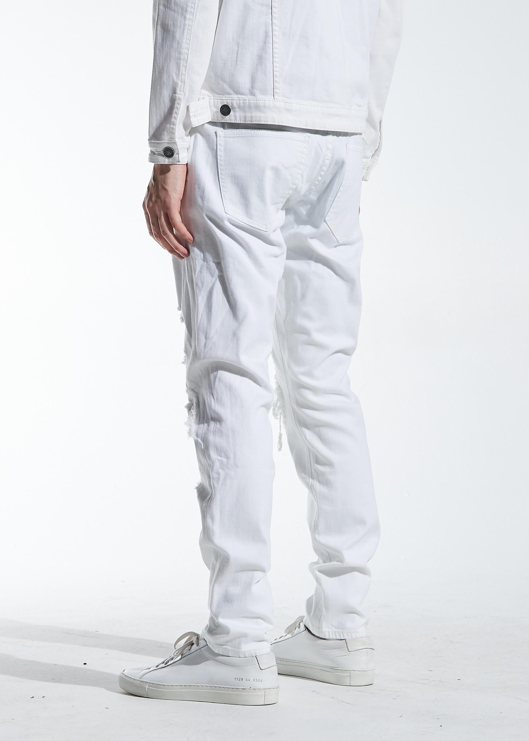 crysp denim joggers