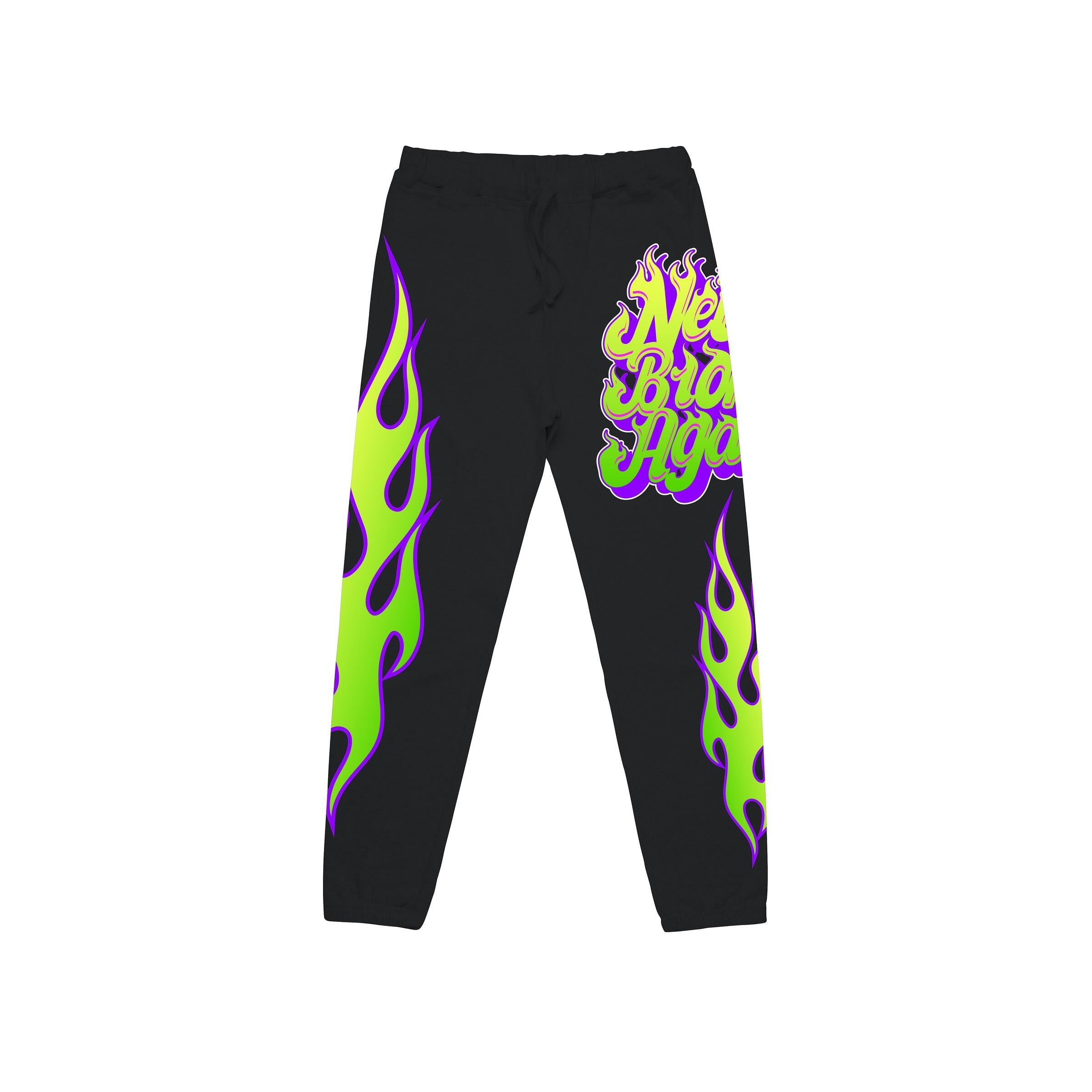 NEVER BROKE AGA NBAFLAMEJOGGERS NBA Flame Joggers | Designers Closet ...