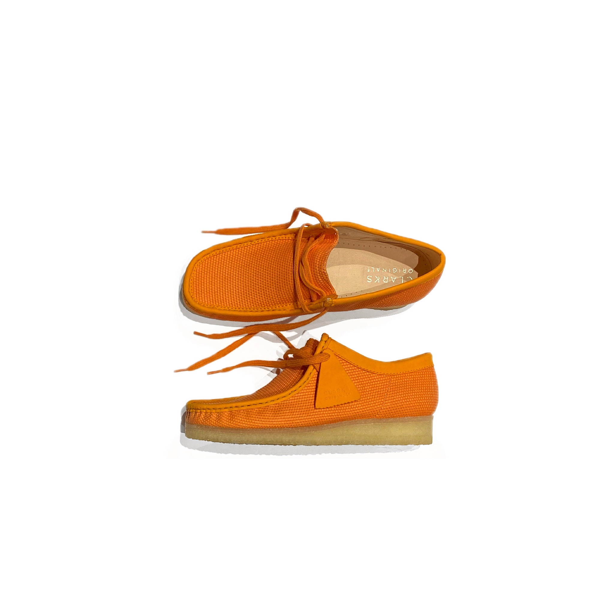clarks orange shoes