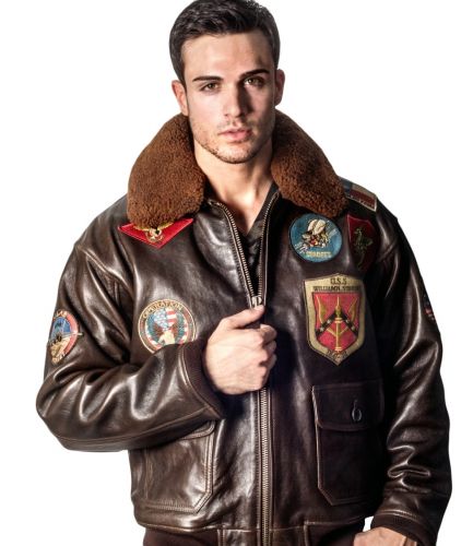 TOP GUN® OFFICIAL SIGNATURE SERIES JACKET 2.0 TG2 Top Gun 2 (G-1 with  Patches)