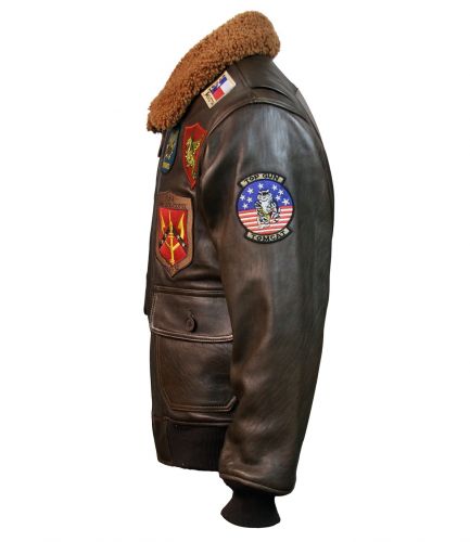 TOP GUN® OFFICIAL SIGNATURE SERIES JACKET 2.0 TG2 Top Gun 2 (G-1 with  Patches)