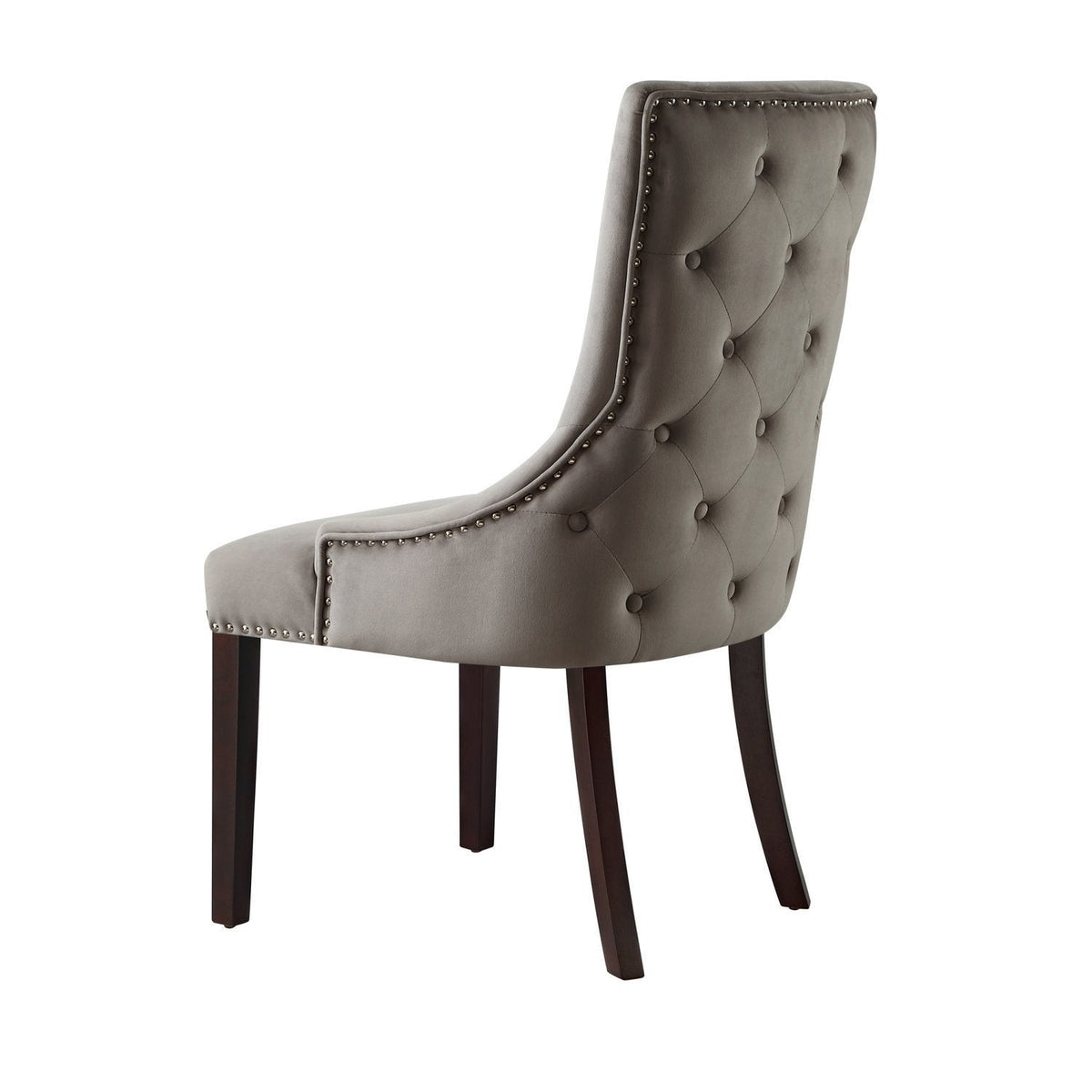 fabric armless dining chair