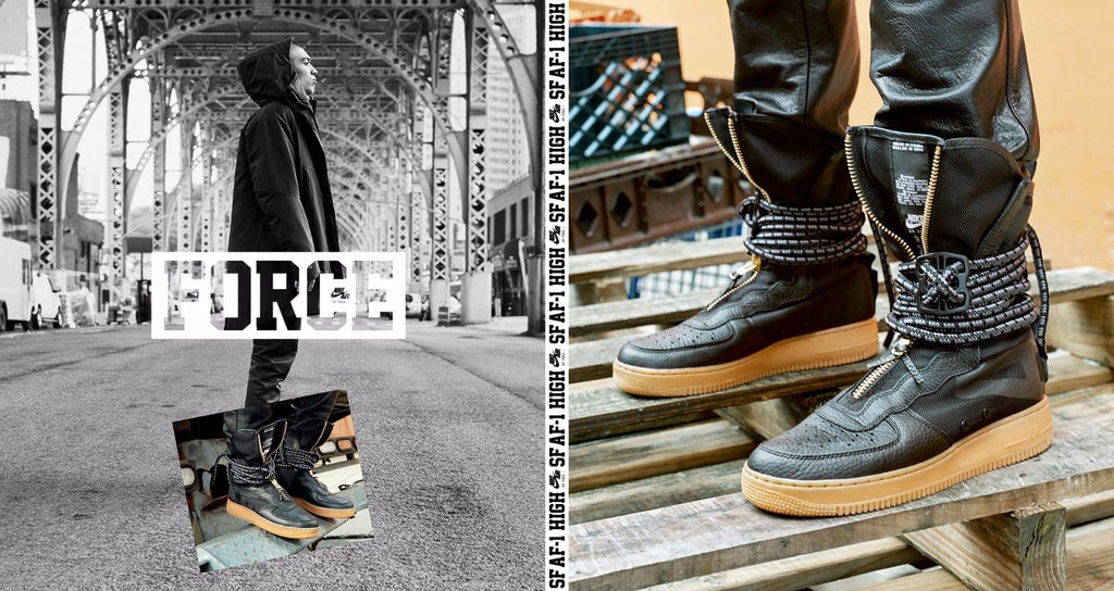 nike sf air force 1 high black gum