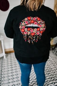 Florence - Black Embroidered Jacket