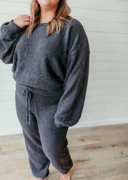 Maggie - Supersoft Lounge Pullover Charcoal