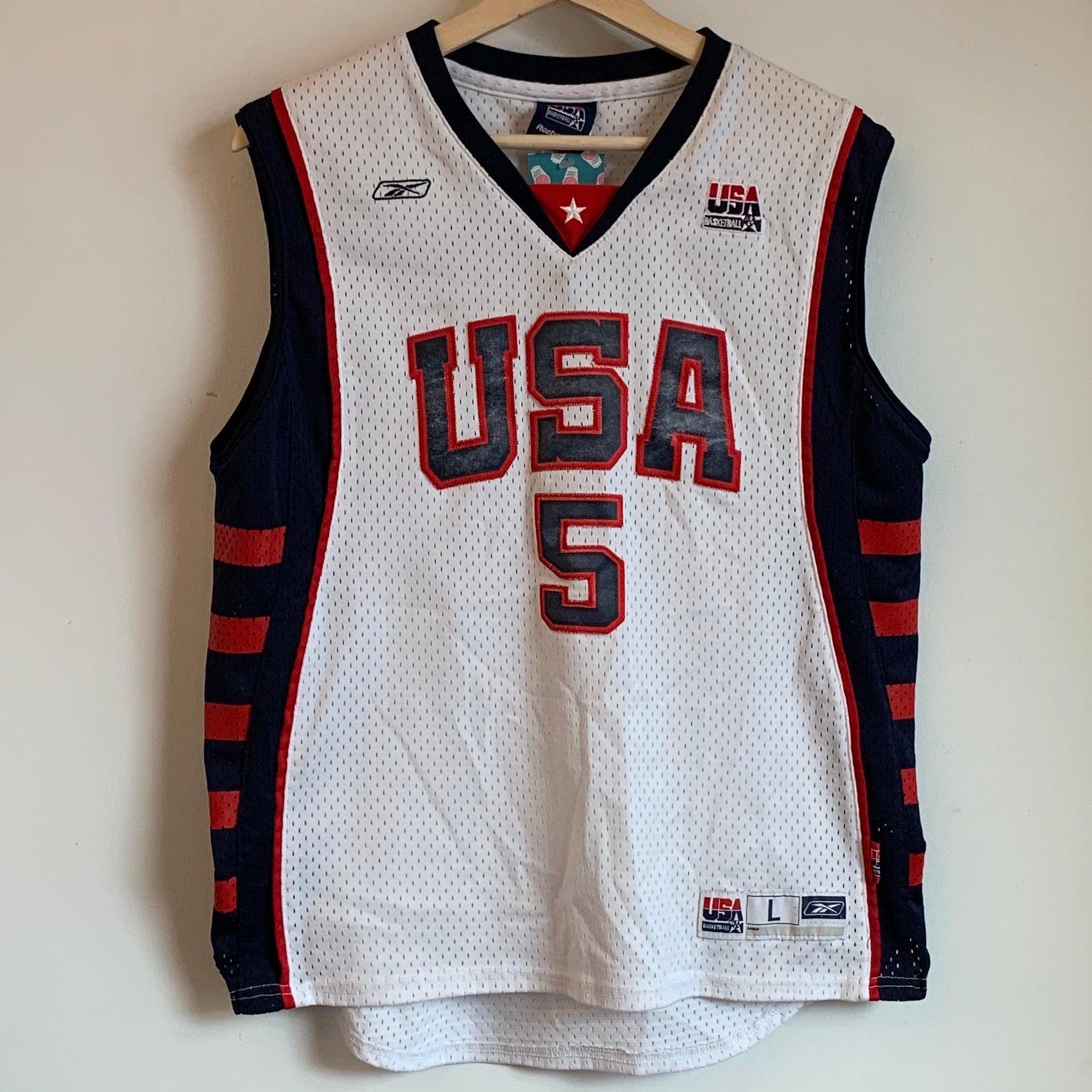 Reebok Stephon Marbury USA Youth Swingman Basketball Jersey – Laundry