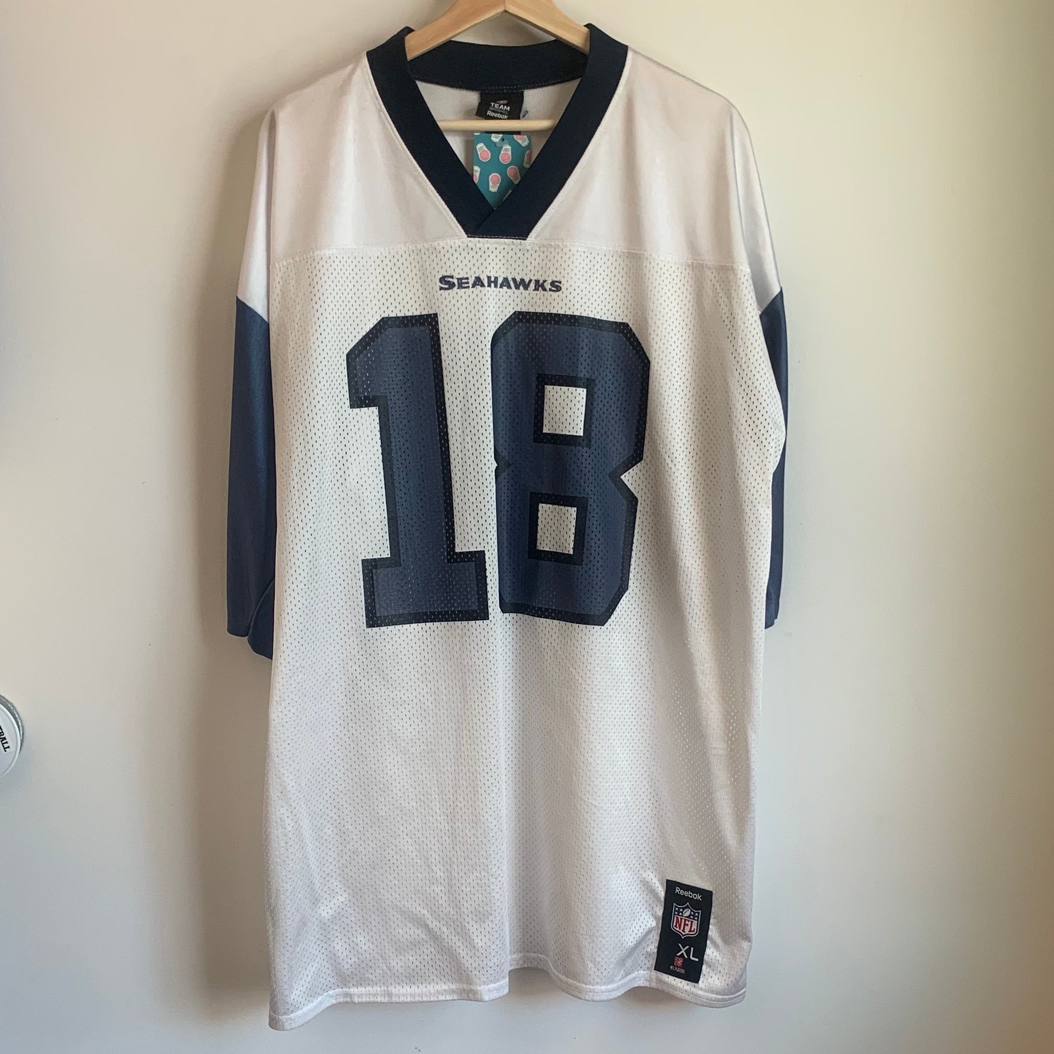 Seattle Seahawks White Football Jersey 