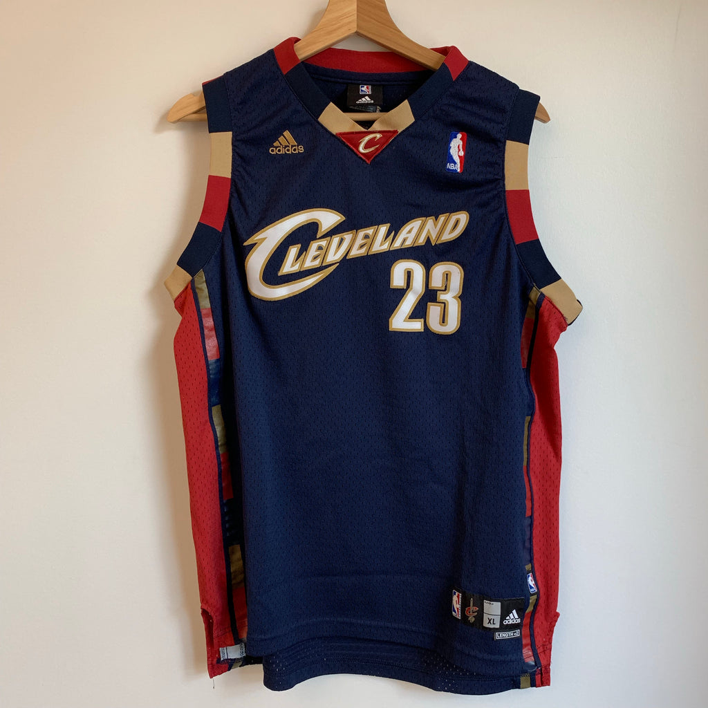 lebron james navy cavs jersey