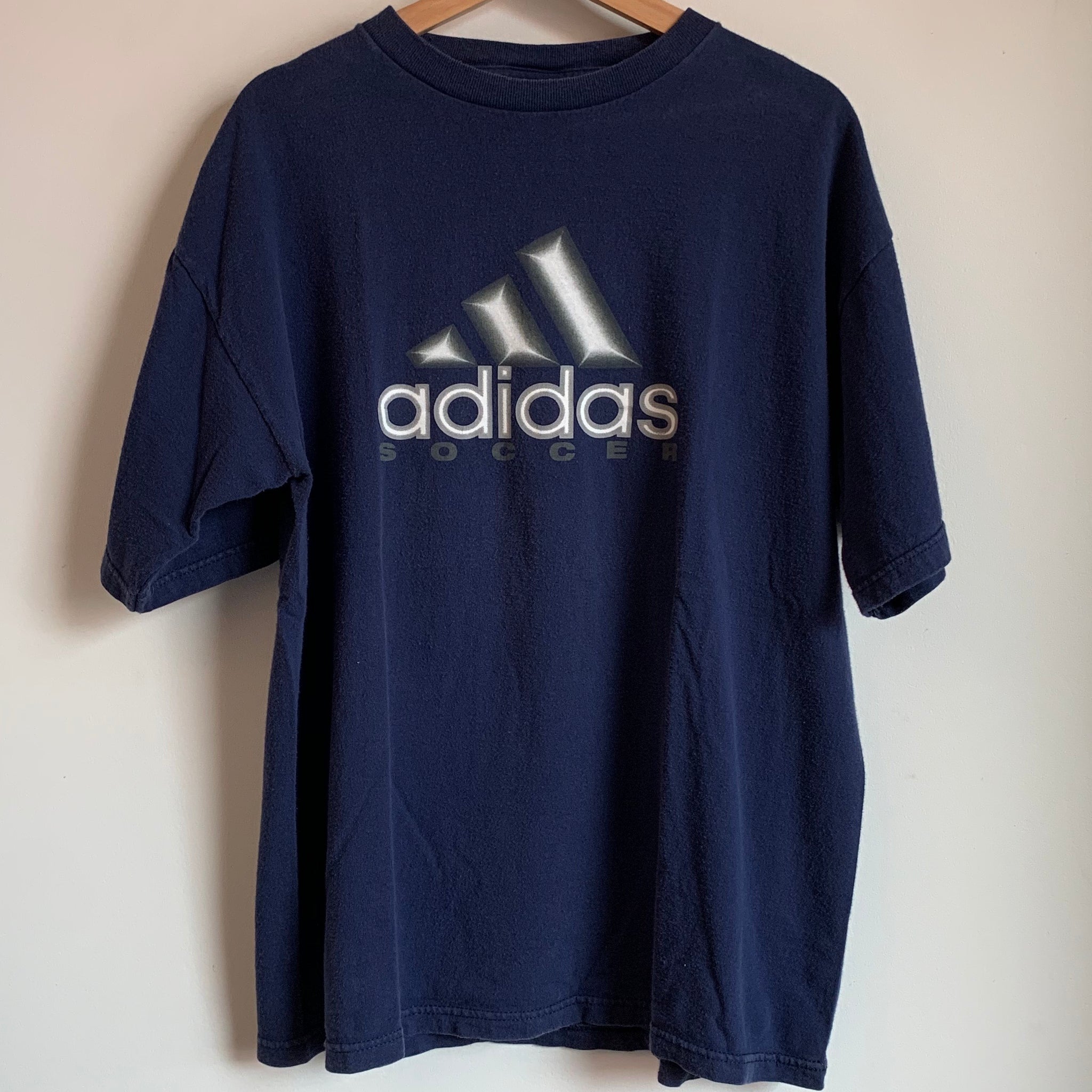 navy blue adidas top