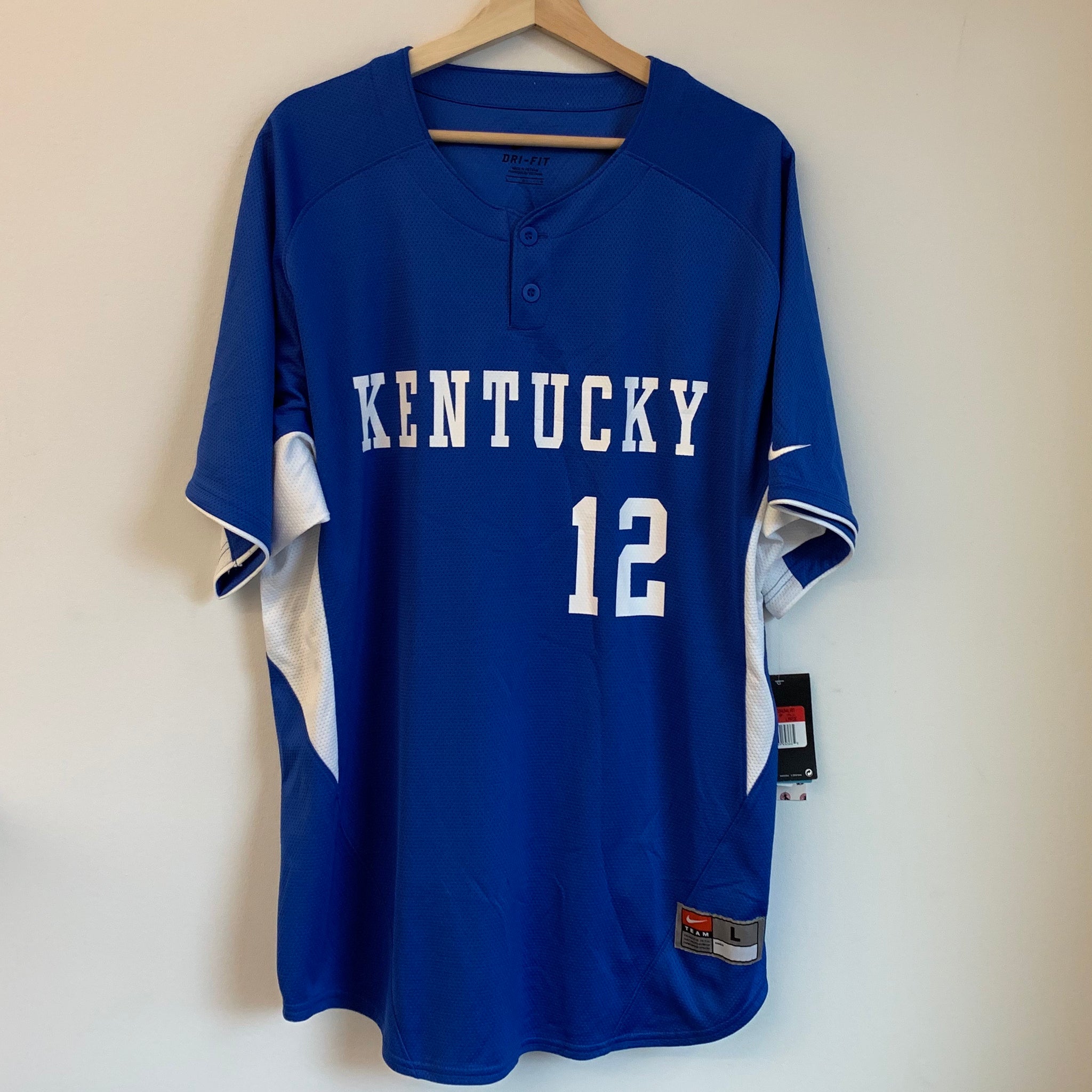 Kentucky Wildcats Blue Baseball Jersey 