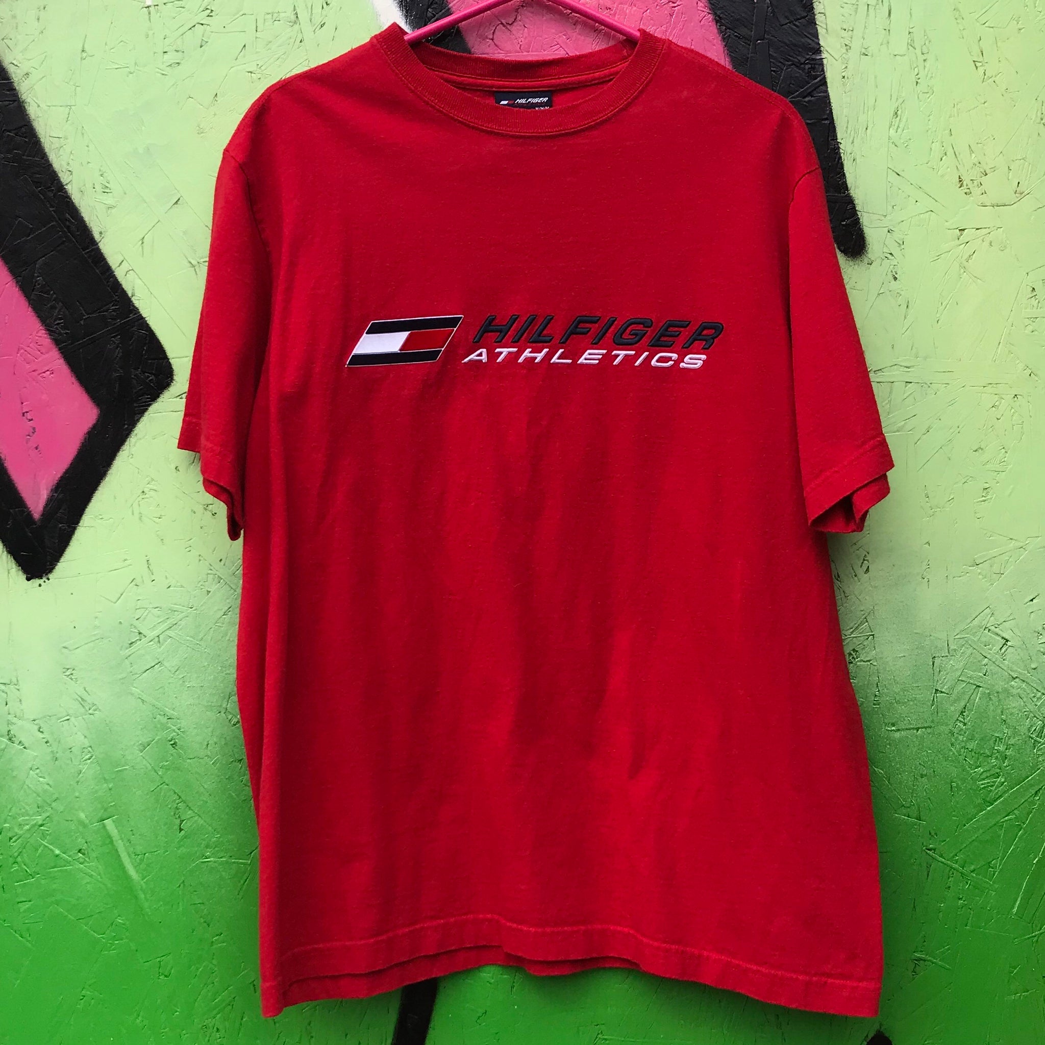 tommy hilfiger red t shirt