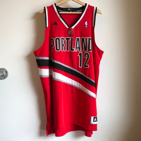 Greg Oden Men's XL Portland Trail Blazers Adidas Swingman NBA Jersey White