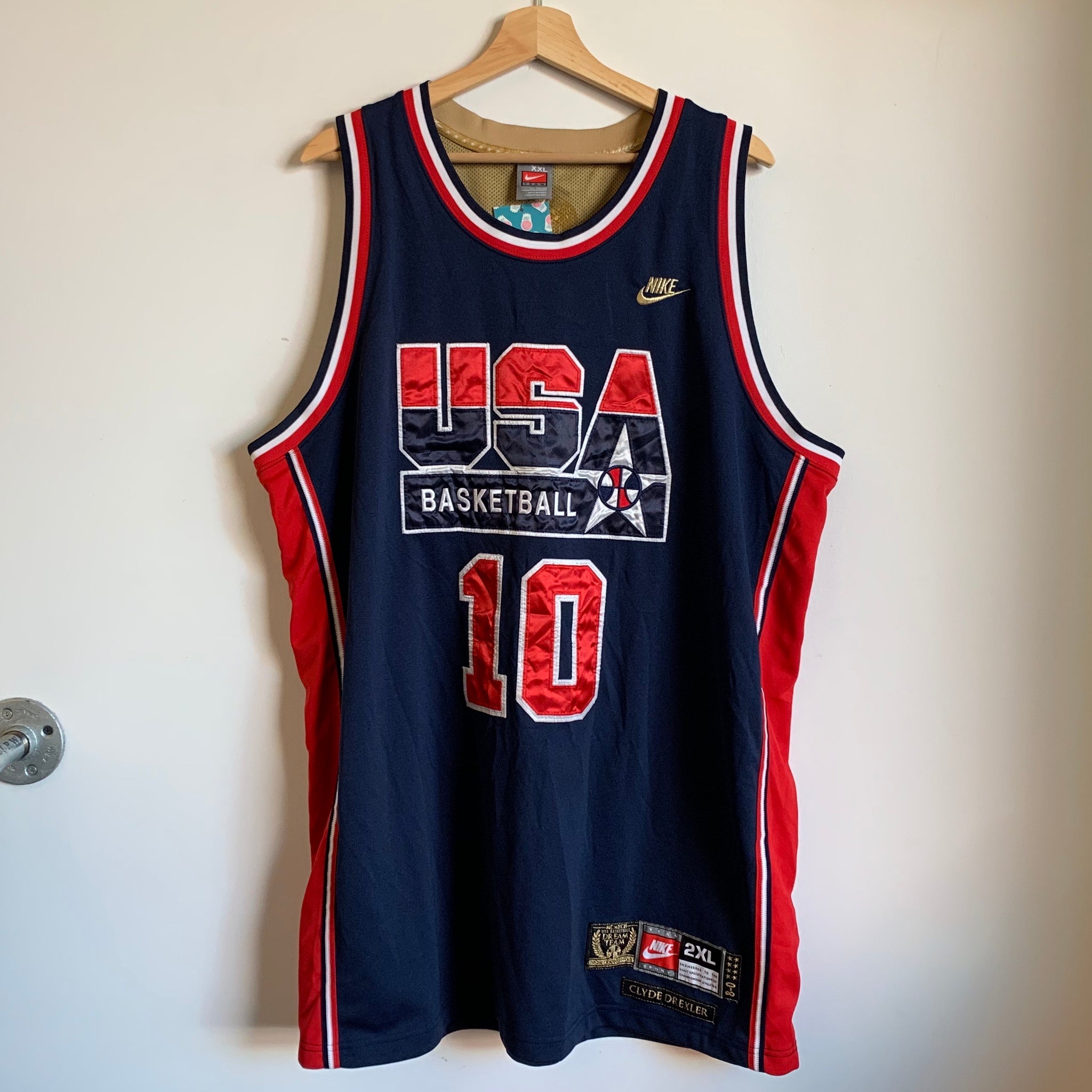 clyde drexler usa jersey