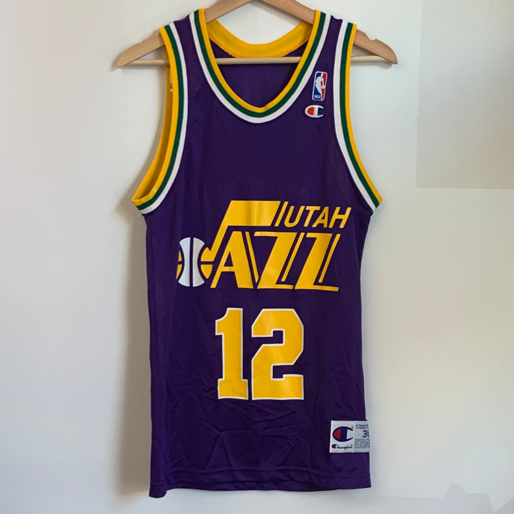 purple john stockton jersey