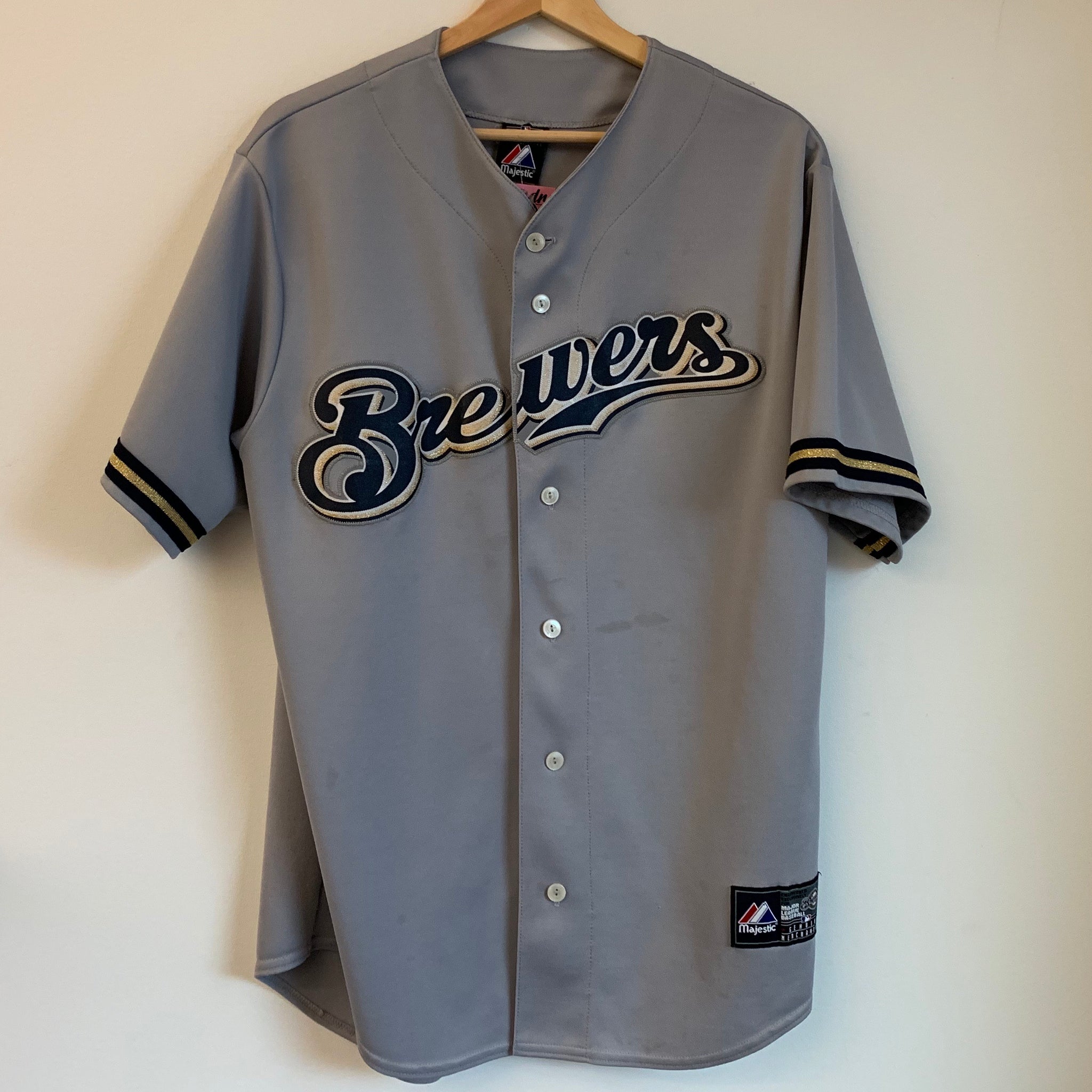 majestic brewers jersey