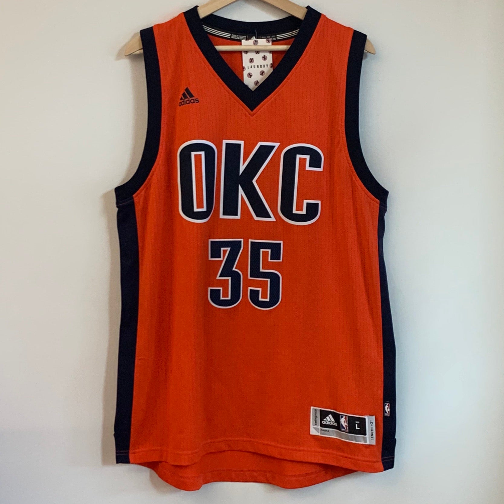 kevin durant orange jersey