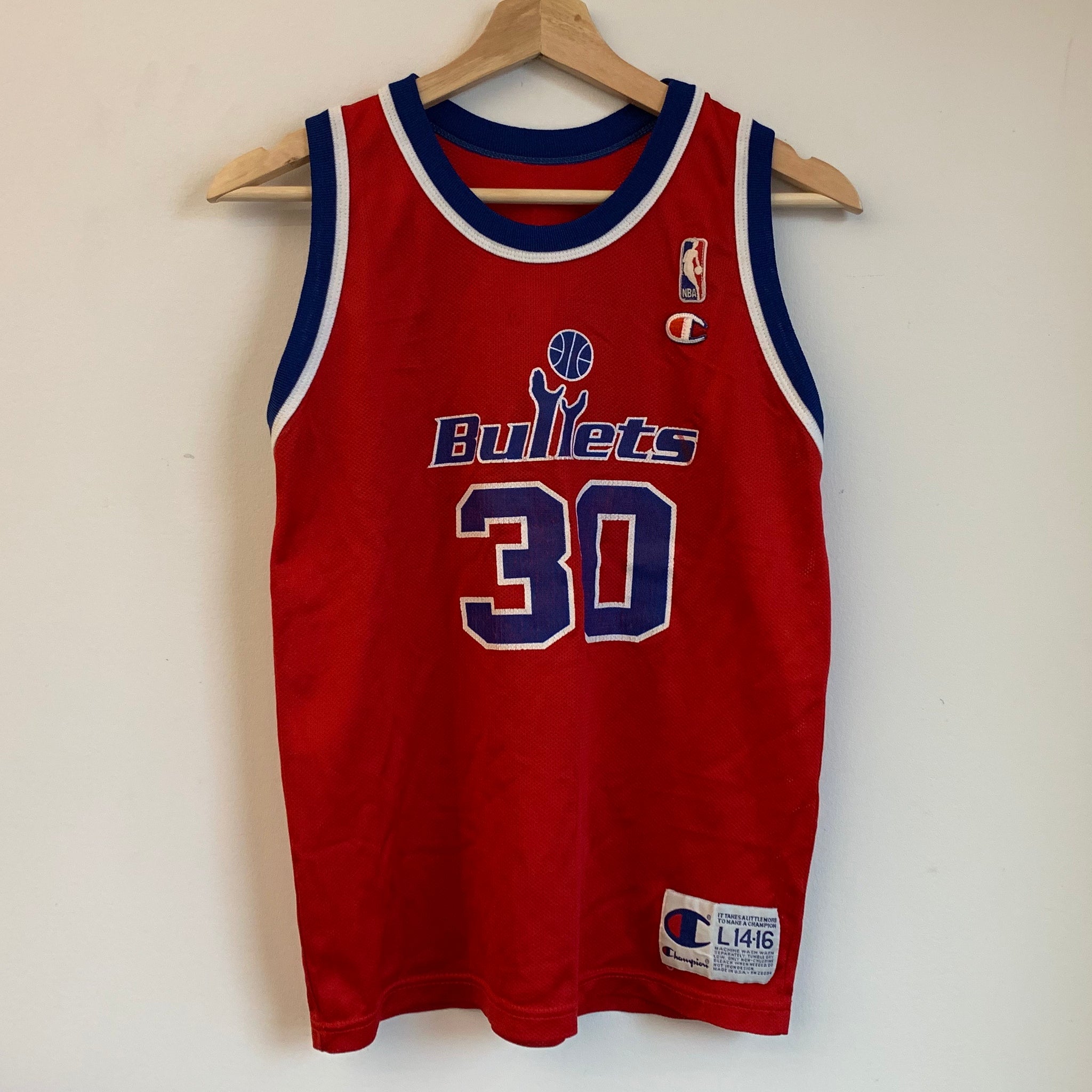 washington bullets jersey