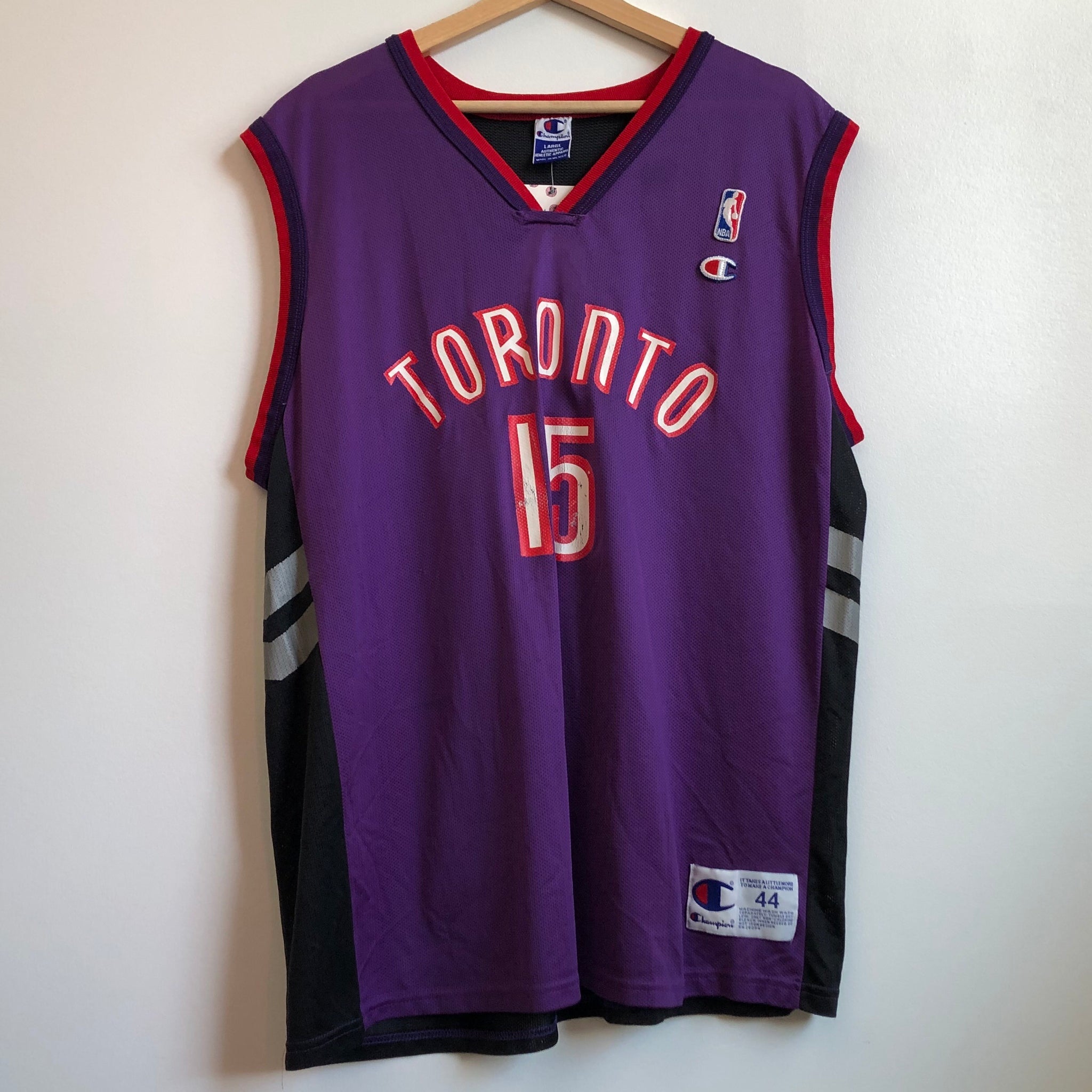 vince carter champion jersey