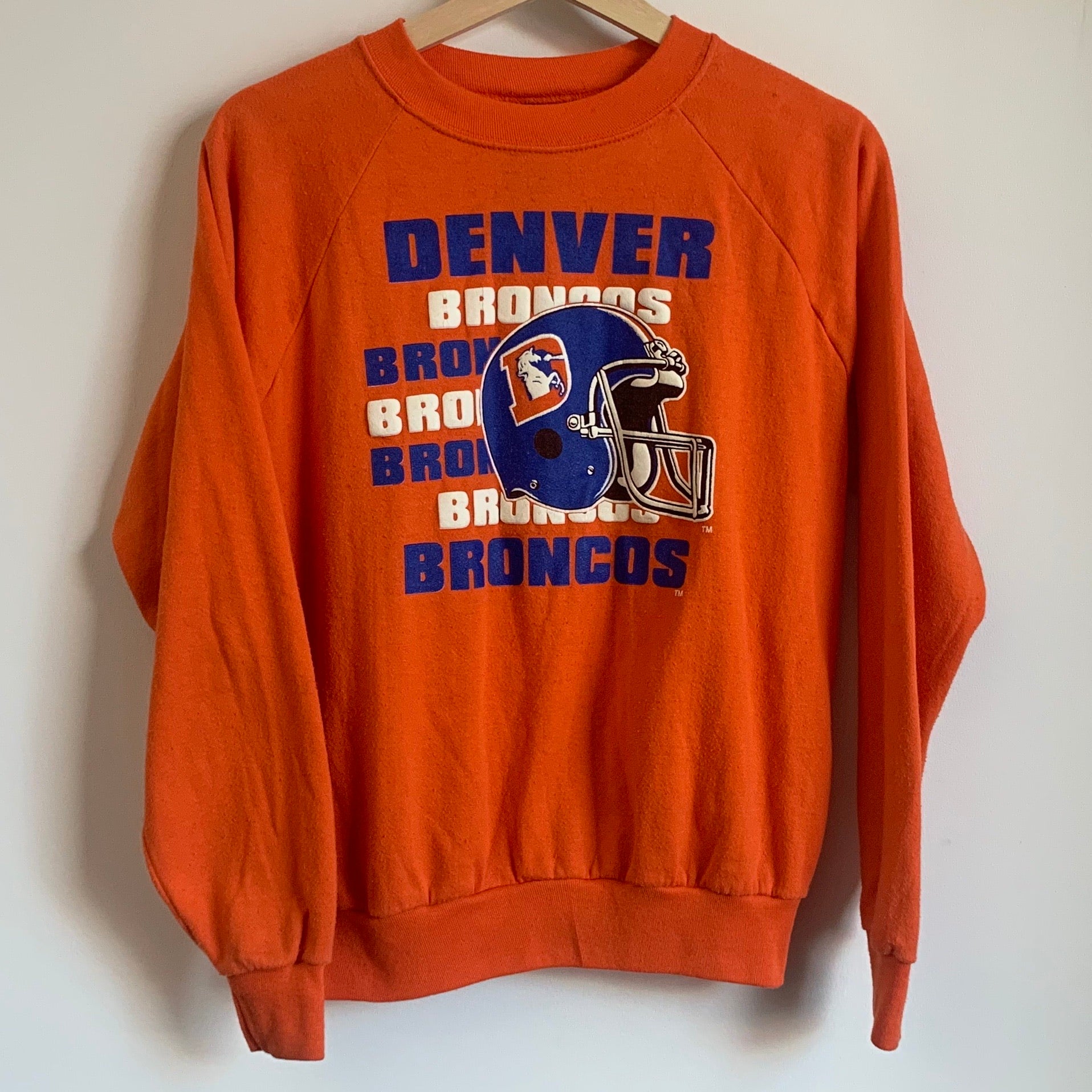 denver broncos orange sweatshirt