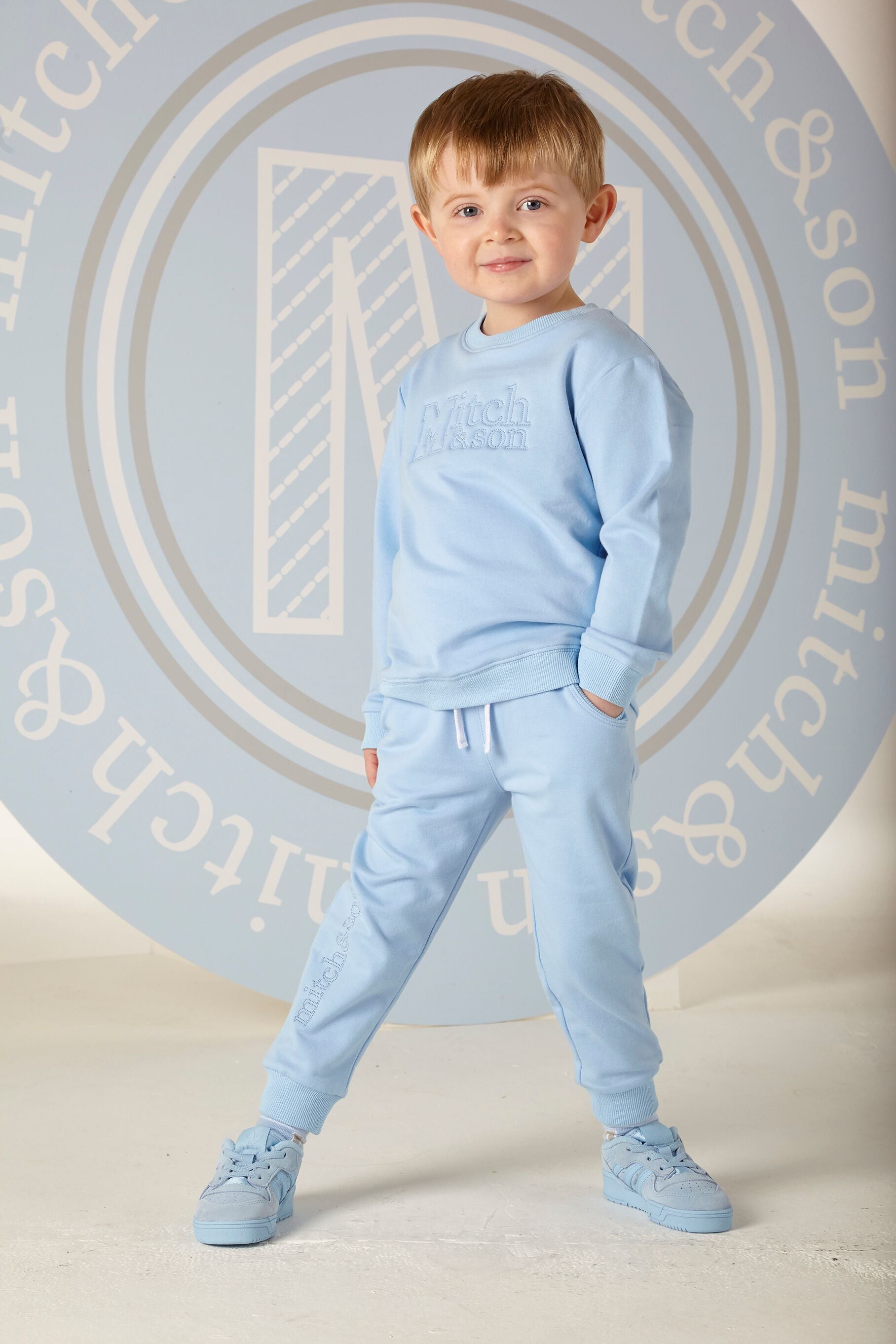 pale blue tracksuit