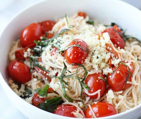 20 minute cherry tomato pasta, recipes, easy recipes, easy dinner, dinner ideas, menu planner, meal planner, meal planning, healthy recipes, easy dinner recipes, easy dinner ideas, quick dinner ideas, easy meals, quick and easy dinners for families, quick dinner ideas for tonight, quick dinner ideas with chicken, quick dinner ideas kid friendly, easy meals to make for kids