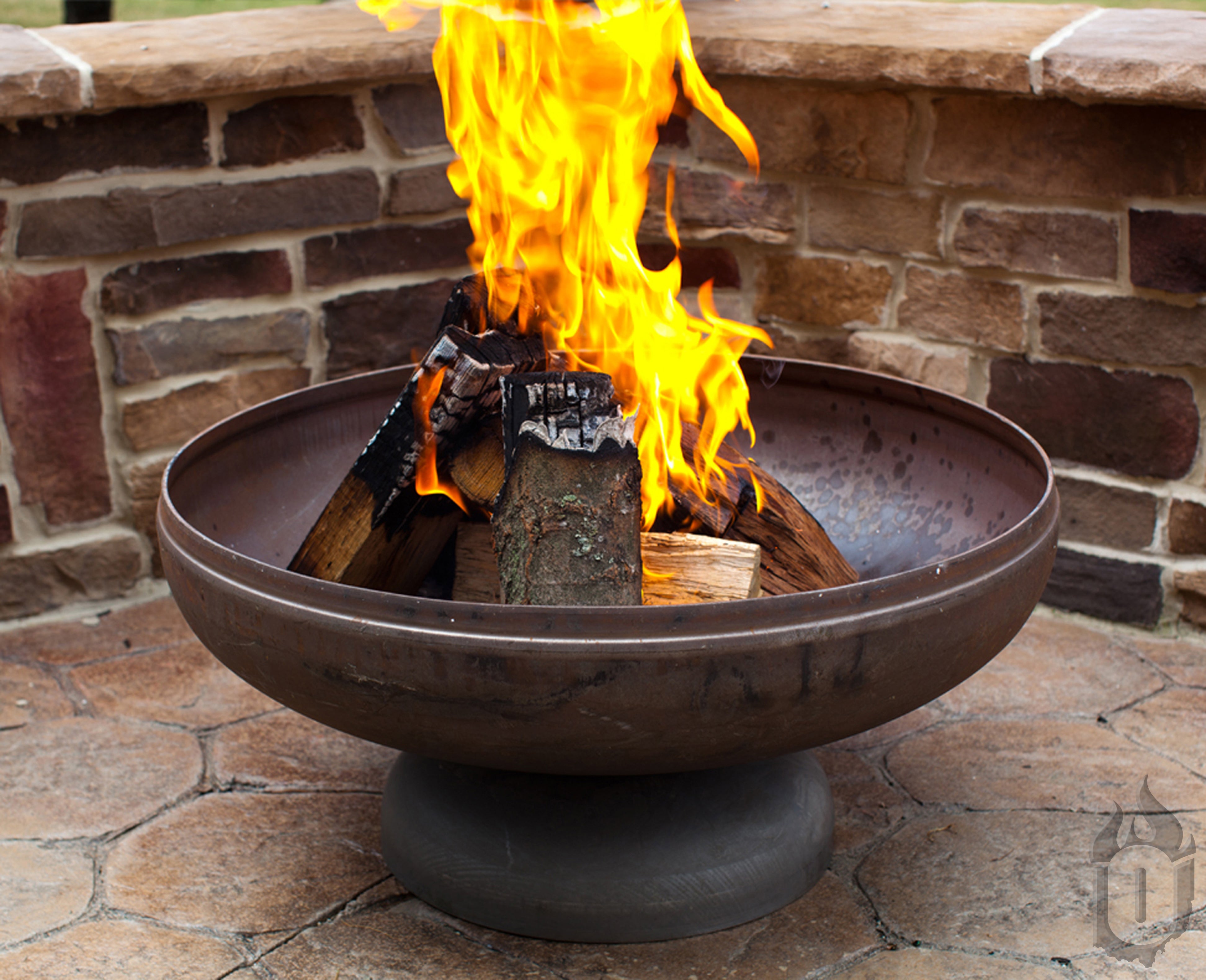 Patriot Fire Pit (Made in USA) - 30 / Natural Steel Finish