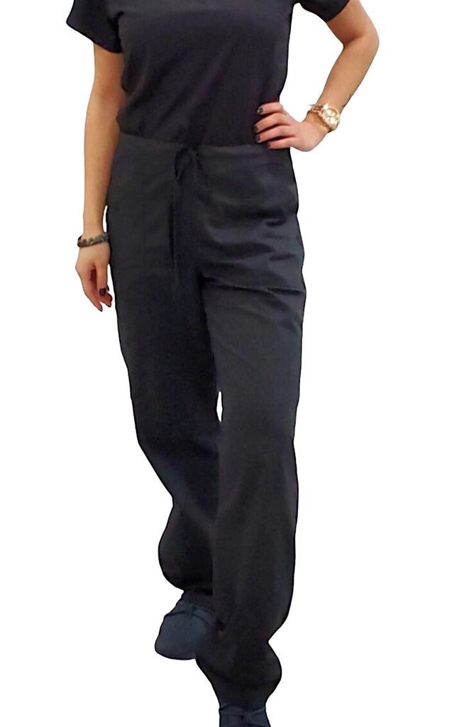 OEM Women's Jogger Scrub Pants Slim Fit Work Pants Regular Drawstring  Trousers - China Regular Drawstring Trousers and Women's Jogger Pant price