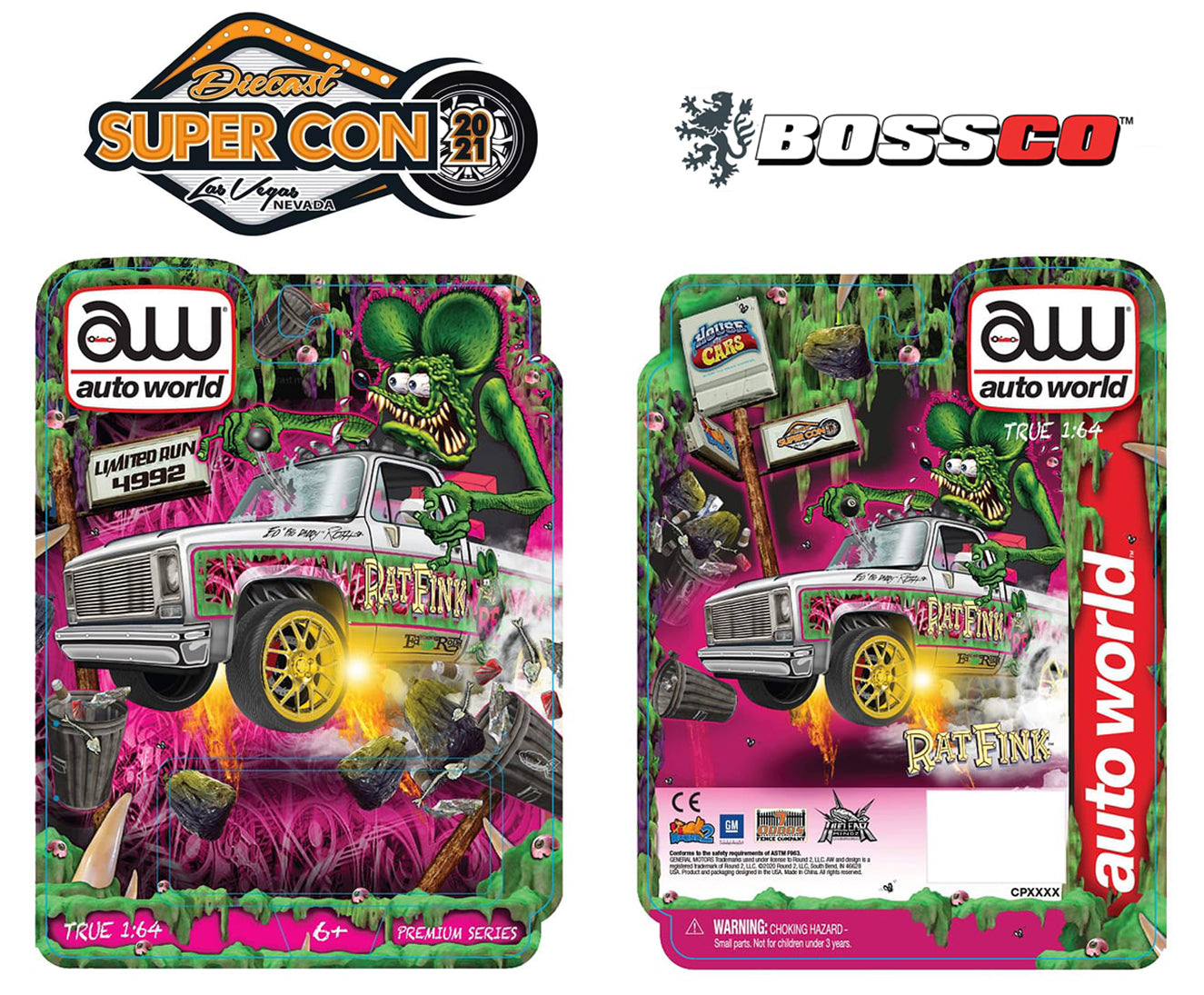 Autoworld RATFINK ラットフィンク 1/18 キャデラック エルドラド