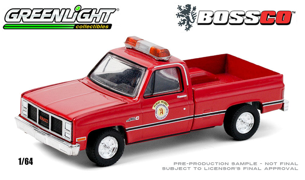 greenlight 1987 gmc high sierra il public works boss company greenlight 1987 gmc high sierra il public works