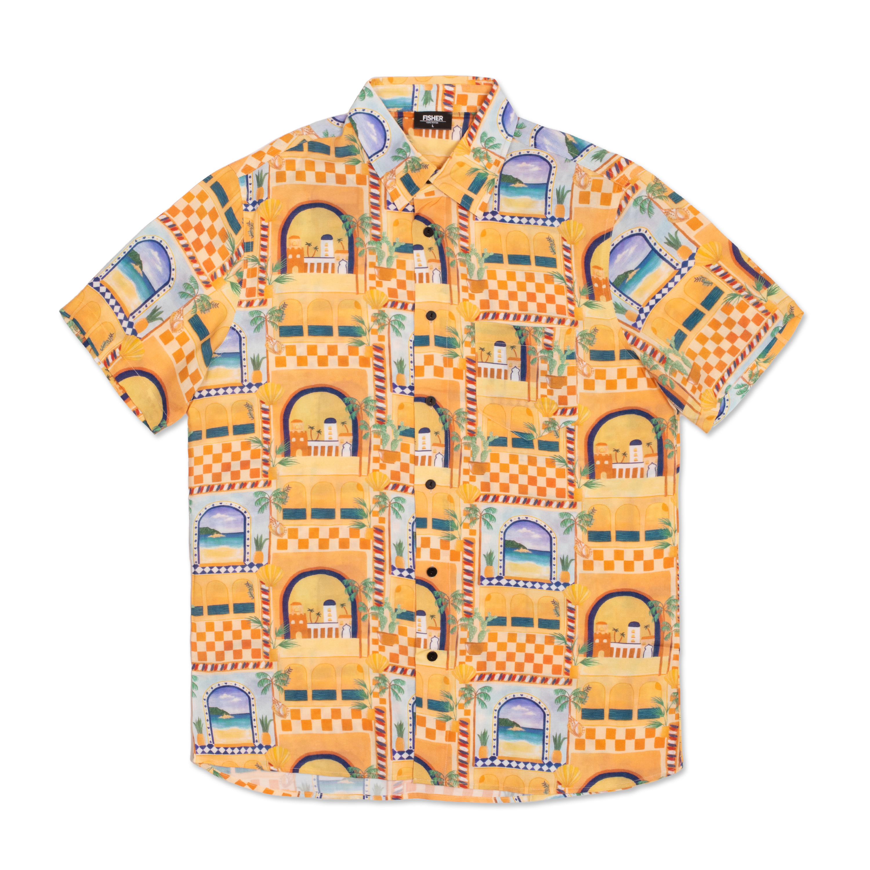 SANTORINI PARTY SHIRT - FISHER product image