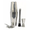 S&P Boston 4 Piece Cocktail Shaker Set in Silver