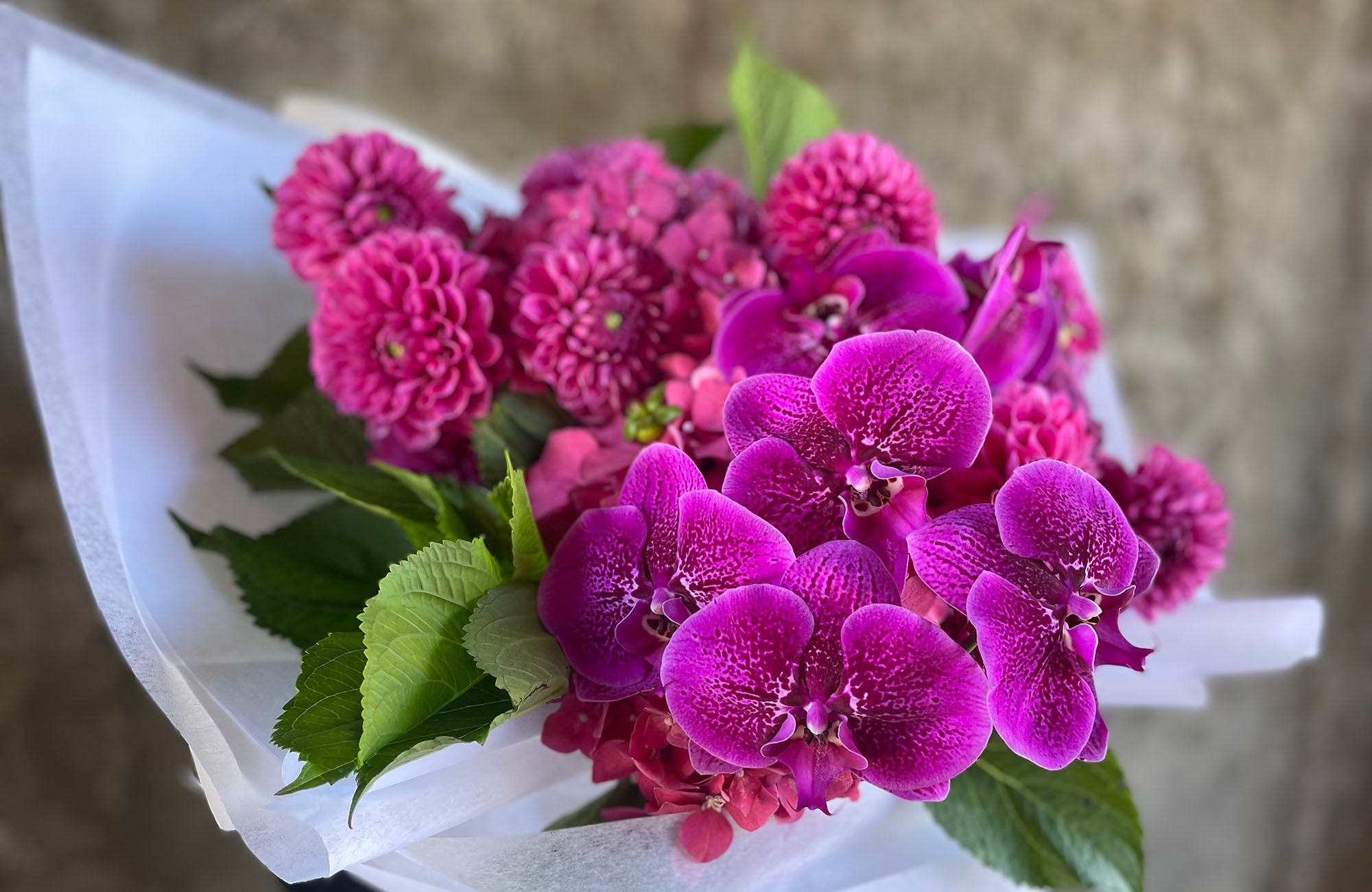 Pink January Birthday Bouquet