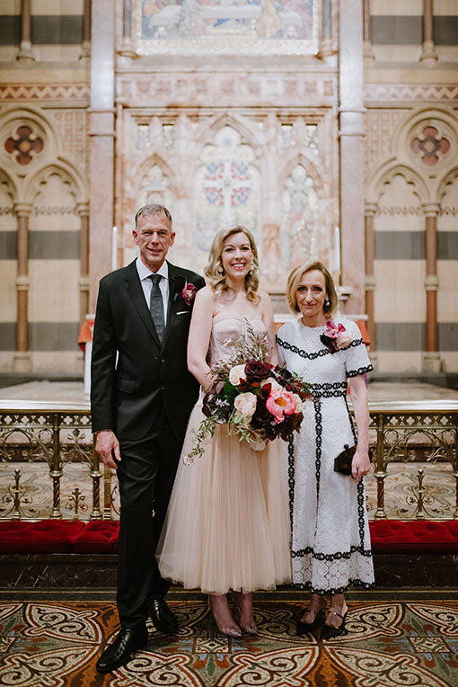 Wedding Flowers Bride and Parents