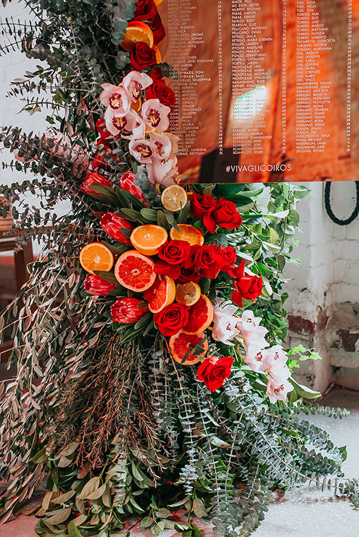 Wedding Flowers at Entrance