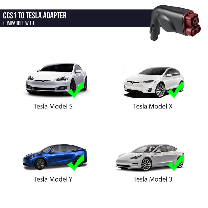 beest Overgang Deter Lectron CCS Charger Adapter for Tesla, 200A & 100-800V DC