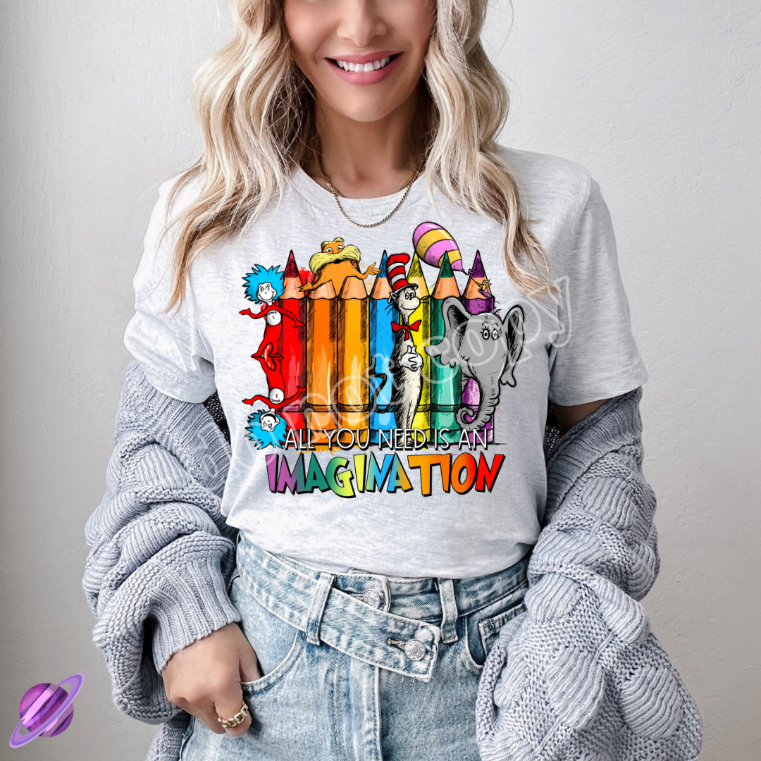 ALL YOU NEED IS IMAGINATION TEE