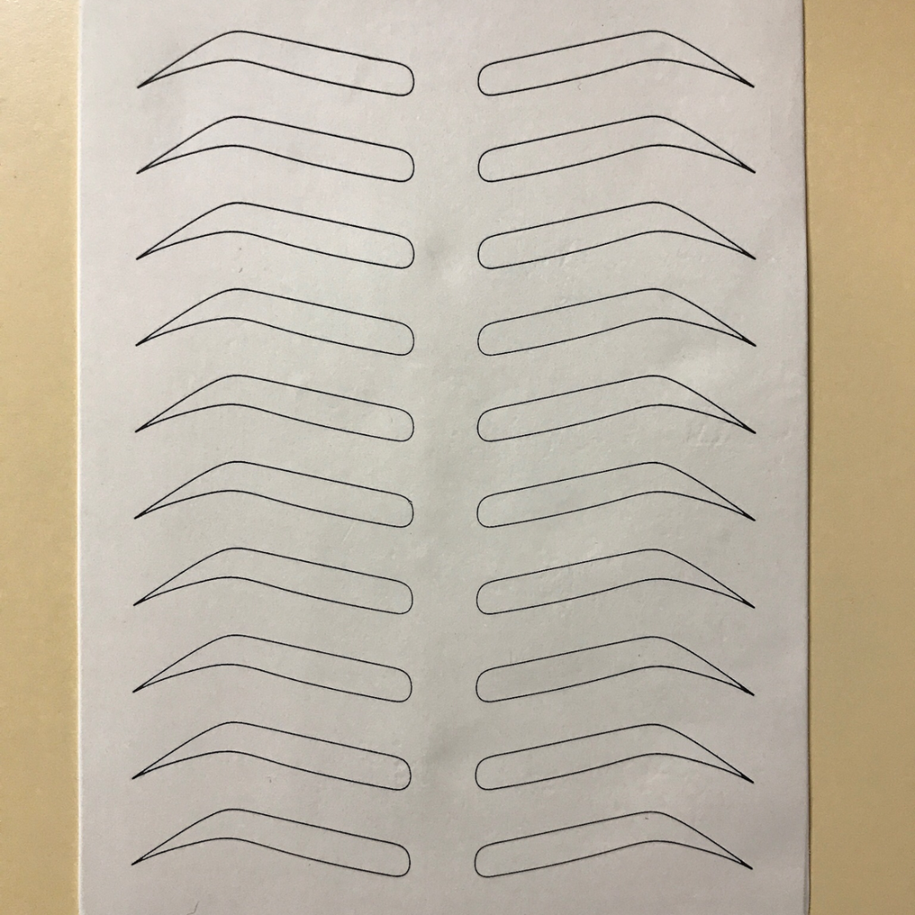 Free Printable Microblading Practice Sheets