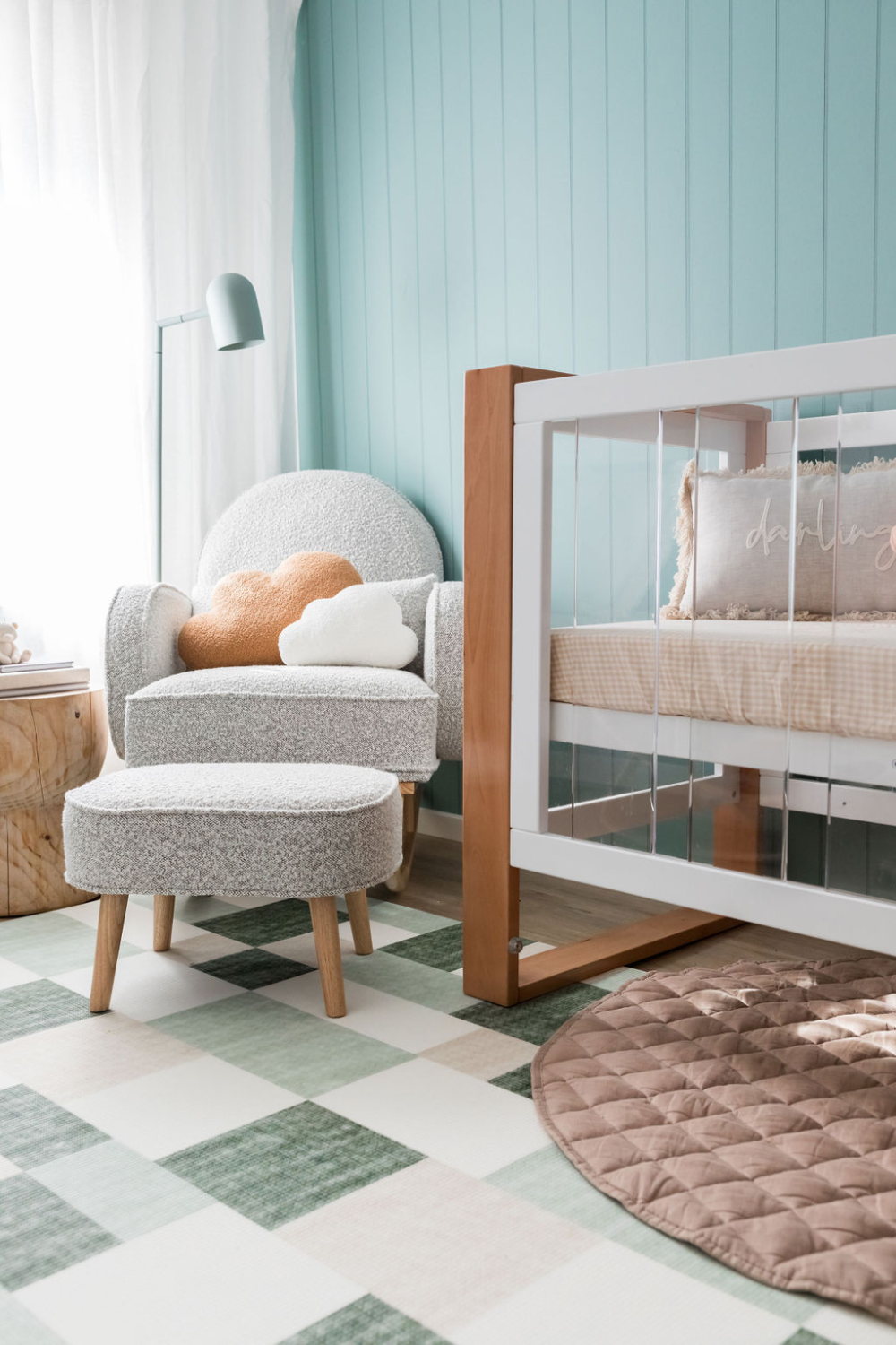 modern minimalist baby nursery