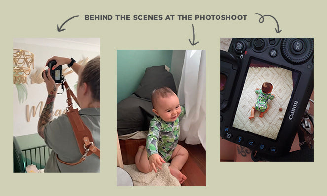 photoshoot behind the scenes children