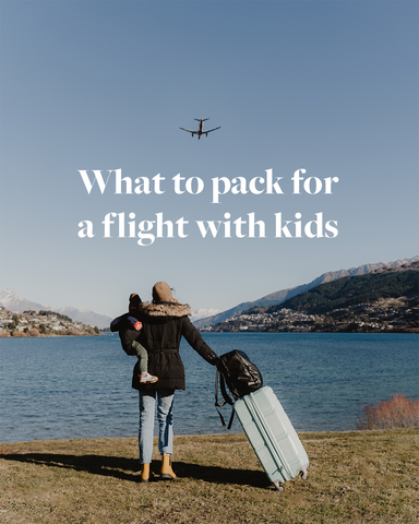 What to pack for a flight with kids