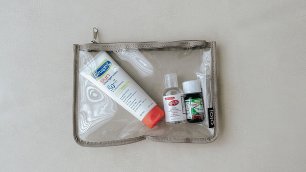 clear first aid bag