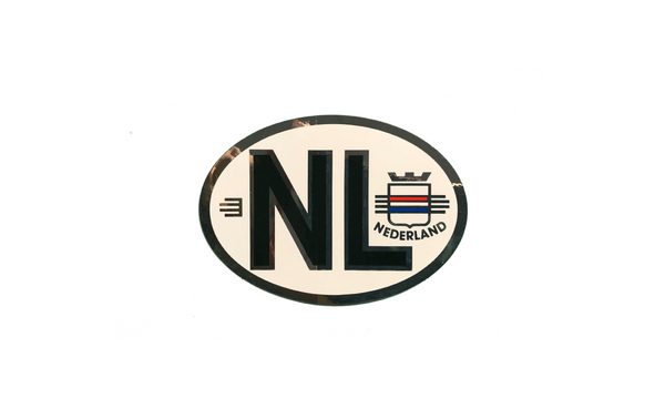 Kritiek Aanval Voorschrijven Ovale NL Sticker (zilver) bestellen? - eenvoudig via snel-kenteken.nl