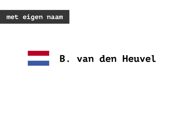 NL met eigen sticker – snel-kenteken.nl