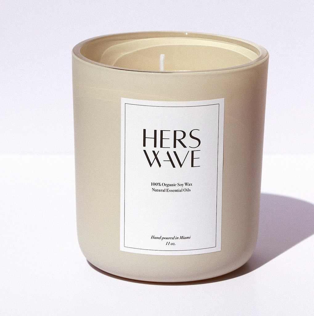 Hers Wave Premium Soy Wax Cherry Blossom Candle