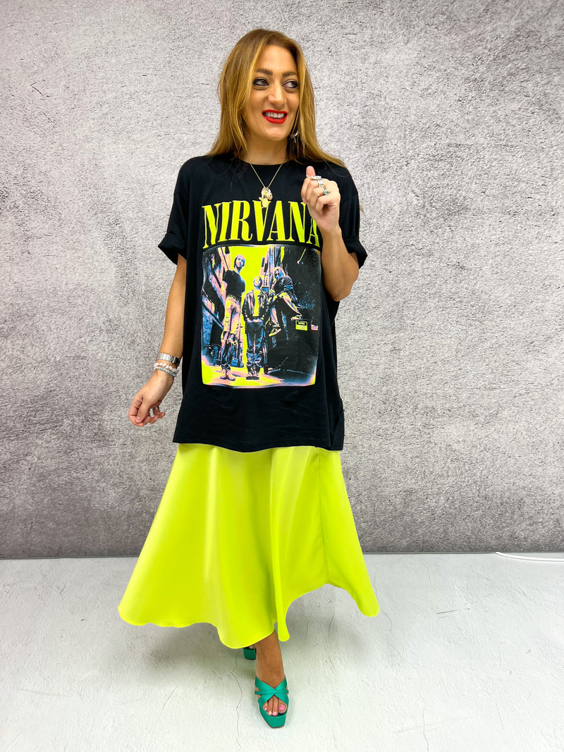 Nirvana ‘Kings Of The Street’ Tee In Black