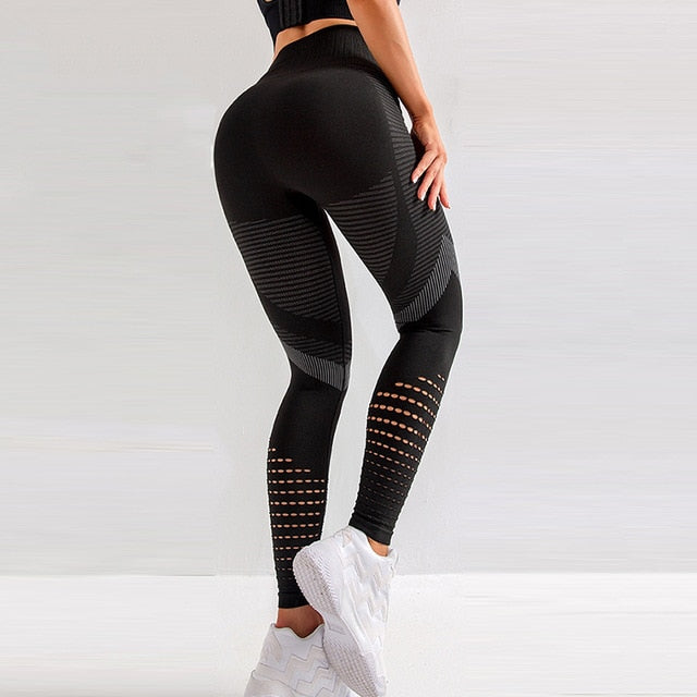 Women's High Waist Push Up Leggings - Glamoxury