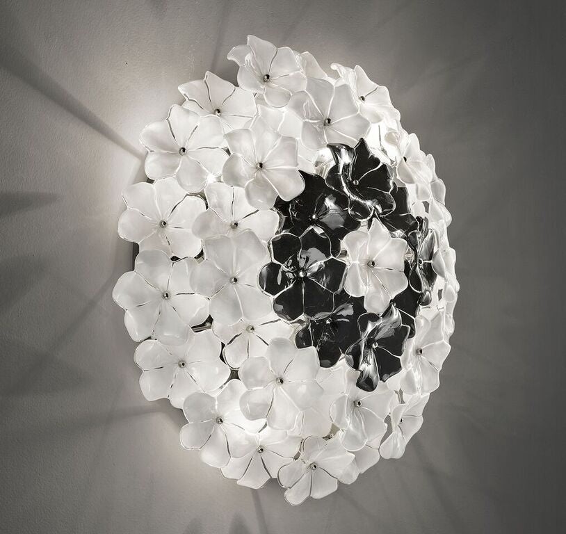 1970s Style Flower Ceiling Light In The Cenedese Style