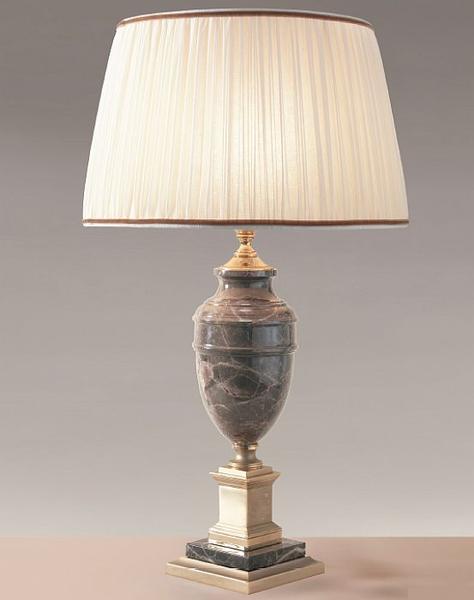 vintage brass and marble table lamp