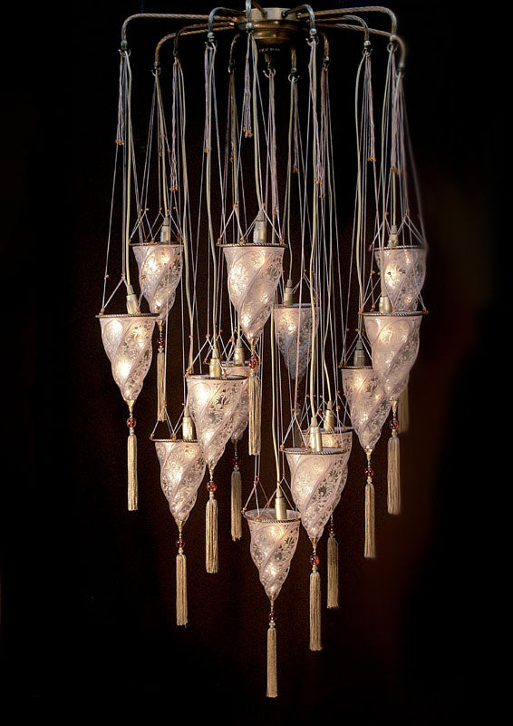 fortuny style chandelier