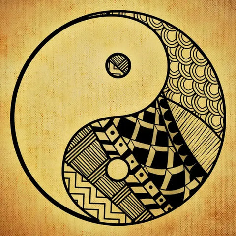 Ying and Yang harmony and shapes